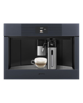 Espresso kohvimasin smeg linea, integreeritav, automaatne piimavahustaja, linea, neptuun hall-foto4