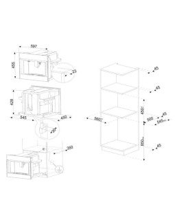 Espresso kohvimasin smeg linea, integreeritav, automaatne piimavahustaja, linea, neptuun hall-foto5