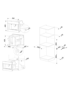 Espresso kohvimasin smeg linea, integreeritav, automaatne piimavahustaja, linea, neptuun hall-foto5