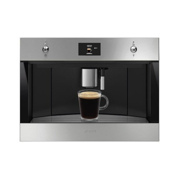 Espresso kohvimasin smeg classic, int., automaatne piimavahustaja, rv teras Kodumasinad