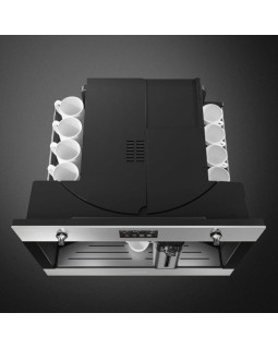 Espresso kohvimasin smeg classic, int., automaatne piimavahustaja, rv teras-foto6