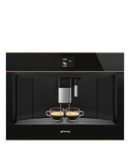 Kohvimasin dolce stil novo smeg, integreeritav, täisautomaatne, must klaas/vask-foto2