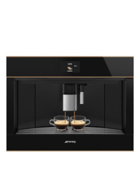 Kohvimasin dolce stil novo smeg, integreeritav, täisautomaatne, must klaas/vask-foto2