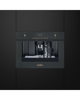 Espresso kohvimasin smeg, int., automaatne piimavahustaja, colonial/cortina, antratsiit-foto2