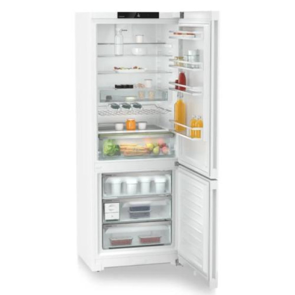 Külmik liebherr, 201,5 cm, 348/138 l, 35 db, puutejuhtimine, nofrost, valge
