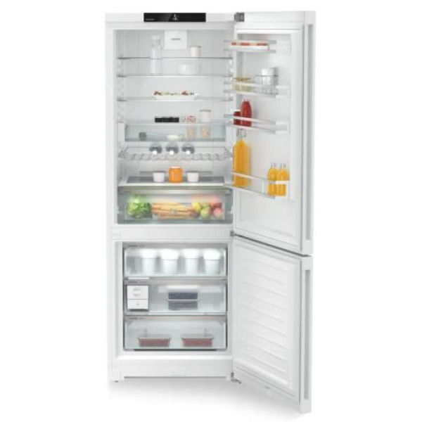 Külmik liebherr, 201,5 cm, 348/138 l, 35 db, puutejuhtimine, nofrost, valge