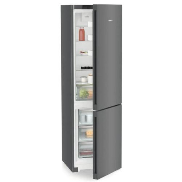 Külmik liebherr comfort, 201 cm, 268/103 l, 35 db, nofrost, puutetundlik, tumehall