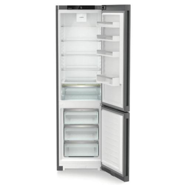 Külmik liebherr comfort, 201 cm, 268/103 l, 35 db, nofrost, puutetundlik, tumehall