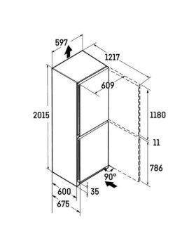 Külmik liebherr comfort, 201 cm, 268/103 l, 35 db, nofrost, puutetundlik, tumehall-foto8