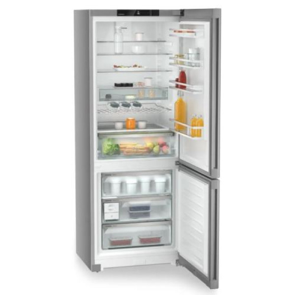 Külmik liebherr, 201,5 cm, 348/138 l, 35 db, puutejuhtimine, nofrost, rv-teras