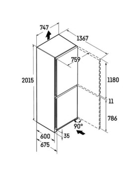 Külmik liebherr, 201,5 cm, 348/138 l, 35 db, puutejuhtimine, nofrost, rv-teras-foto8