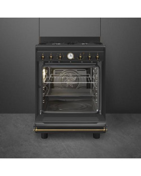 Gaasipliit smeg colonial, 4 x gaas, elektriahi, aurupuhastus, 60 cm, antratsiit-foto3