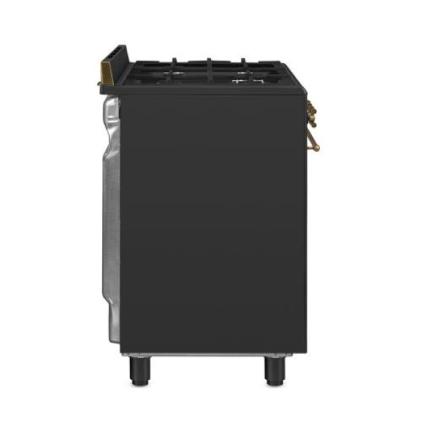 Gaasipliit smeg colonial, 6 x gaas, elektriahi, aurupuhastus, 90 cm, antratsiit/antiikne messing