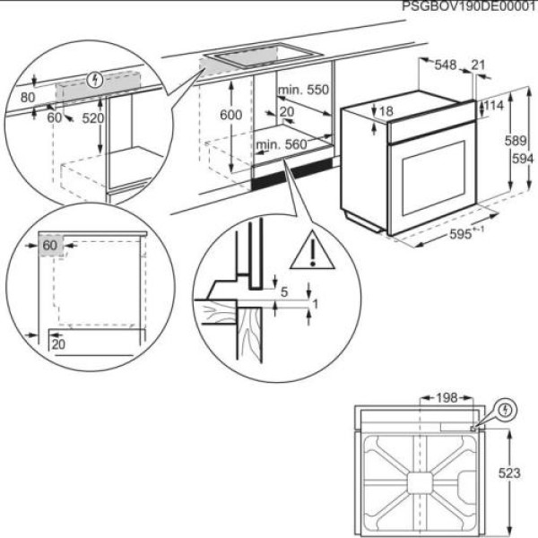 Ahi electrolux, 72 l, katalüüs, aurufunktsioon, must