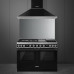 Pliit smeg portofino, 3 x gaas + 2 x induktsioon + grillplaat, 2 x elektriahi, 120 cm, must Kodumasinad