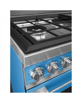 Pliit smeg portofino, 3 x gaas + 2 x induktsioon + grillplaat, 2 x elektriahi, 120 cm, türkiis-foto6