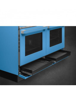 Pliit smeg portofino, 3 x gaas + 2 x induktsioon + grillplaat, 2 x elektriahi, 120 cm, türkiis-foto7