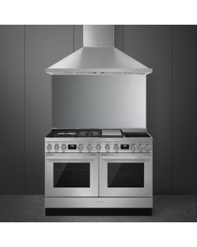 Pliit smeg portofino, 3 x gaas + 2 x induktsioon + grillplaat, 2 x elektriahi, 120 cm, rv teras-foto2