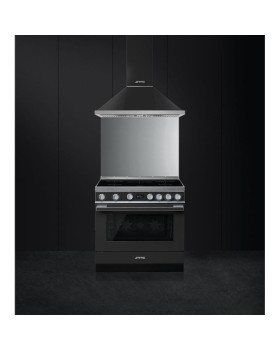 Induktsioonpliit smeg, portofino, 5 x induktsioon, elektriahi, 90 cm, pürolüüs, antratsiit-foto2