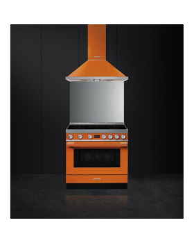 Induktsioonpliit smeg, portofino, 5 x induktsioon, elektriahi, 90 cm, pürolüüs, oranž-foto3