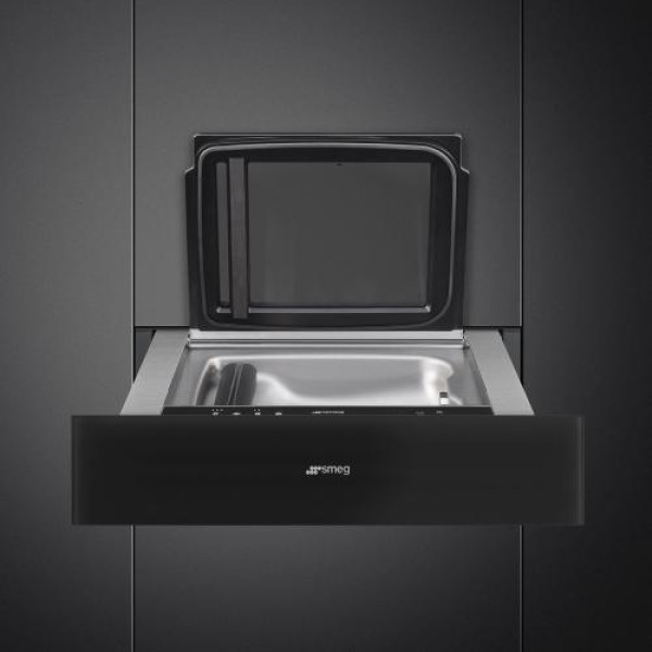 Vaakumpakendaja smeg linea, h 15 cm, must