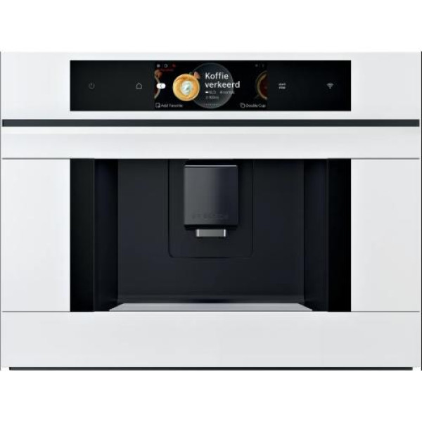 Espresso kohvimasin bosch, integreeritav, valge