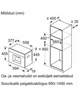 Espresso kohvimasin bosch, integreeritav, valge-foto3