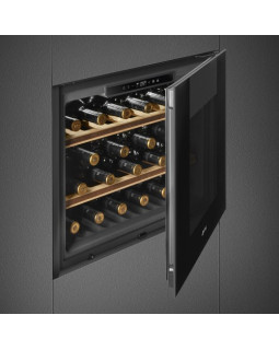 Veinikülmik smeg linea, integreeritav, 45 cm, puutetundlik, klaasuks, 36 db, must-foto4