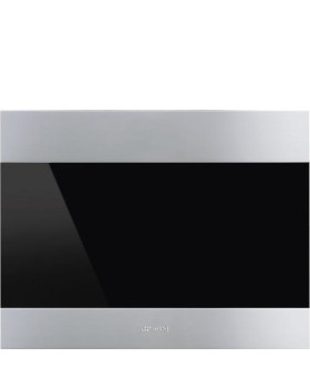 Veinikülmik smeg classic, integreeritav, h 46 cm, 56 l, puutetundlik, klaasuks, must/rv teras