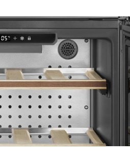 Veinikülmik smeg classic, integreeritav, h 46 cm, 56 l, puutetundlik, klaasuks, must/rv teras-foto7