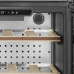 Veinikülmik smeg classic, integreeritav, h 46 cm, 56 l, puutetundlik, klaasuks, must/rv teras