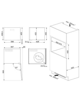 Veinikülmik smeg classic, integreeritav, h 46 cm, 56 l, puutetundlik, klaasuks, must/rv teras-foto8