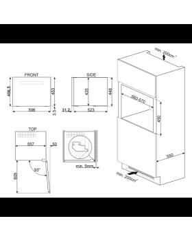 Veinikülmik smeg classic, integreeritav, h 46 cm, 56 l, puutetundlik, klaasuks, must/rv teras-foto7