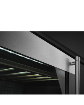 Veinikülmik smeg classic, integreeritav tööpinna alla, 114 l, 82 cm, vasak, rv teras/must-foto2