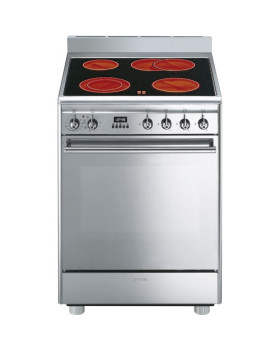 Elektripliit smeg classic, 4 x hilight, aurupuhastus, 60 cm, rv-teras