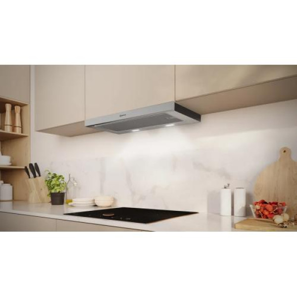 Õhupuhastaja neff, integreeritav, teleskoop, 60 cm, 392 m3/h, 53 db, rv teras