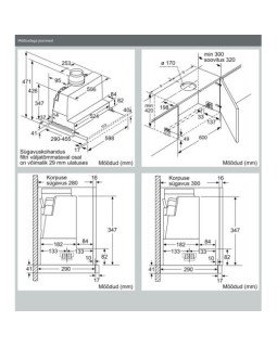 Õhupuhastaja neff, integreeritav, teleskoop, 60 cm, 392 m3/h, 53 db, rv teras-foto5