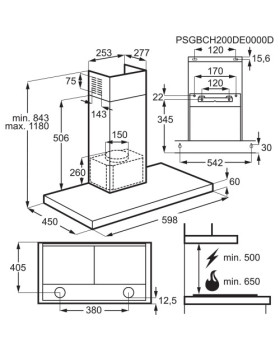 Õhupuhastaja aeg, 60 cm, rv teras-foto5