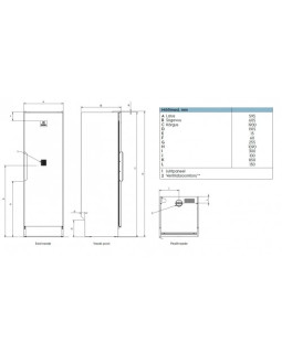 Kuivatuskapp electrolux profi, 1,5kw, 190 cm, valge-foto3