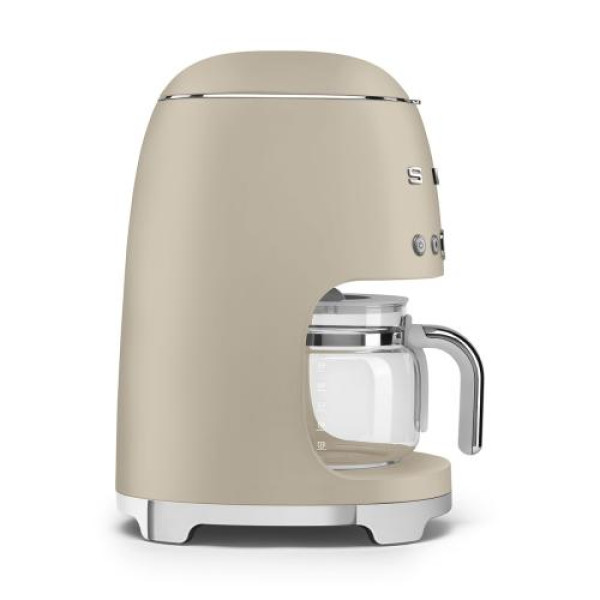 Filterkohvimasin smeg, 50`ndate stiil, matt kreem