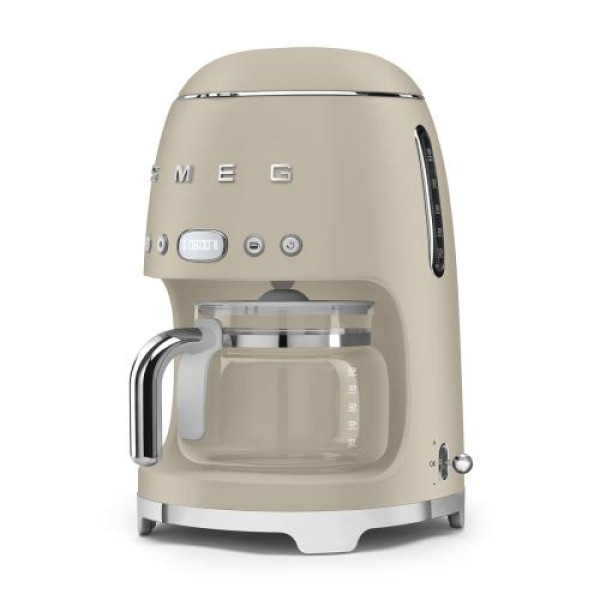 Filterkohvimasin smeg, 50`ndate stiil, matt kreem
