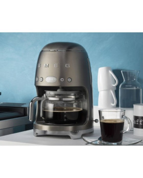 Filterkohvimasin smeg, 50`ndate stiil, harjatud rv teras-foto7