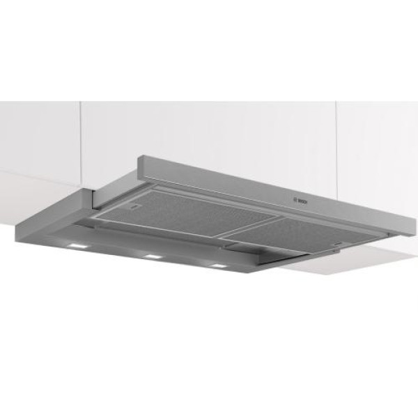 Õhupuhastaja bosch, integreeritav, teleskoop, 90 cm, 729 m3/h, 53 db, hõbedane