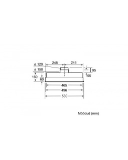 Õhupuhastaja bosch, integreeritav, 53 cm, 590 m3/h, 56 db, grafiithall-foto3