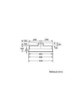 Õhupuhastaja bosch, integreeritav, 53 cm, 590 m3/h, 56 db, grafiithall-foto3