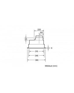 Õhupuhastaja bosch, integreeritav, 53 cm, 590 m3/h, 56 db, grafiithall-foto4