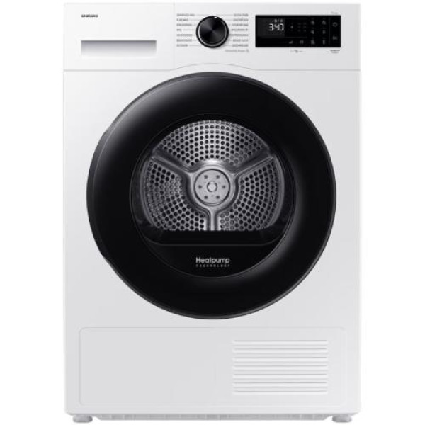Kuivati samsung, soojuspumbaga, 8 kg, led ekraan, valge