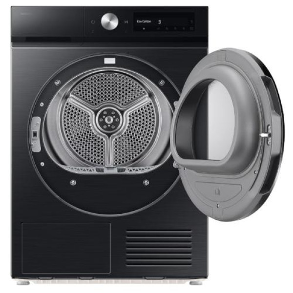 Kuivati samsung, soojuspumbaga, 9 kg, led ekraan, must