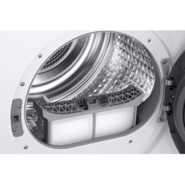 Kuivati samsung, soojuspumbaga, 9 kg, valge