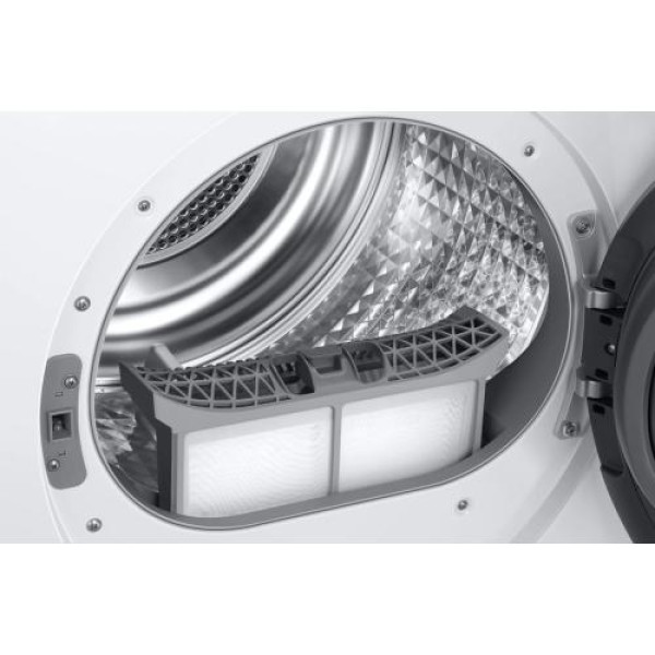 Kuivati samsung, soojuspumbaga, 9 kg, valge